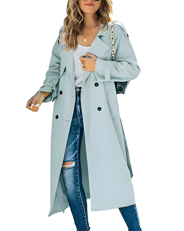 Roxelle | Dames Trenchcoat | Getailleerd Klassiek