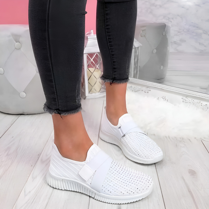 Kimberley | Dames Sneakers | Slip-On met Klittenband