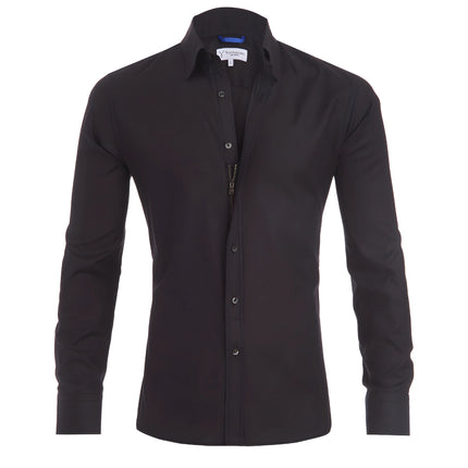 Peter Heren Overhemd Celoura-Boutique  Slim Fit met Verborgen Rits