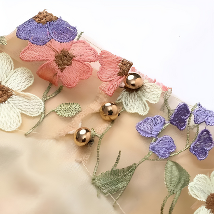 Annelies | Dames Jurk | Handgemaakt met Bloemenprint