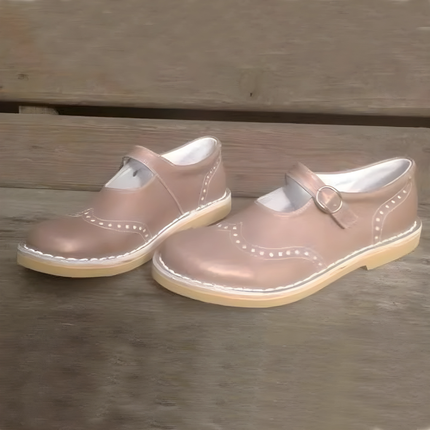 Madeline | Dames Mary Jane Schoenen | Vintage Stijl met Brogue-Details