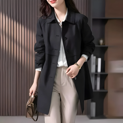 Tyra | Dames Trenchcoat | Kort Getailleerd