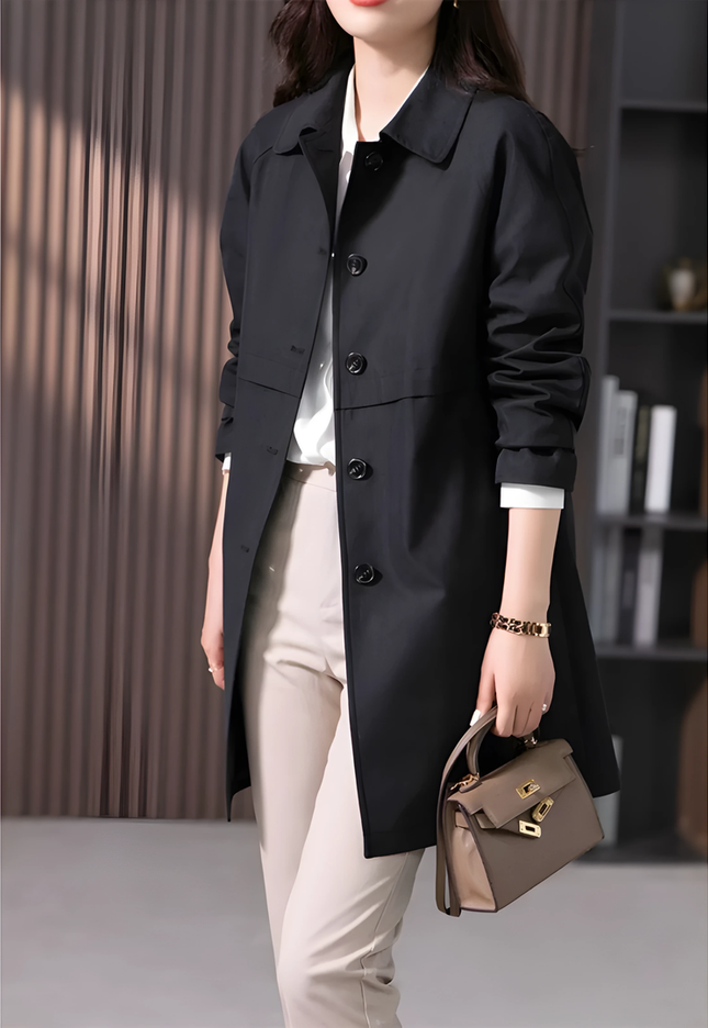 Tyra | Dames Trenchcoat | Kort Getailleerd