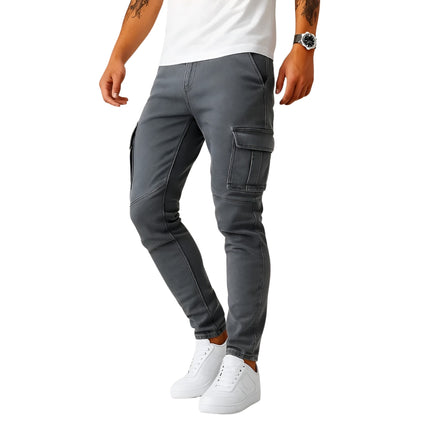 Koen | Heren Cargo Broek | 4-Way Stretch & Slim Fit Design