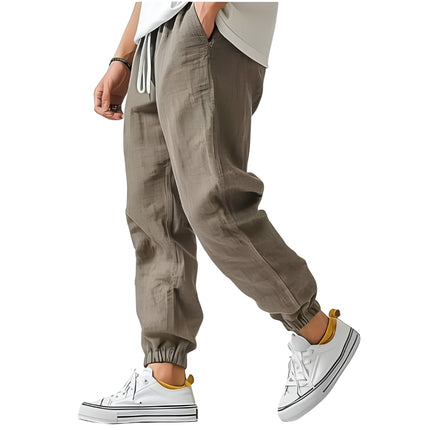 Udo | Heren Broek | Hoge Taille met Verstelbare Tailleband