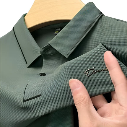 Niels | Heren Poloshirt | Korte Mouwen & Opvallende Strassdetails