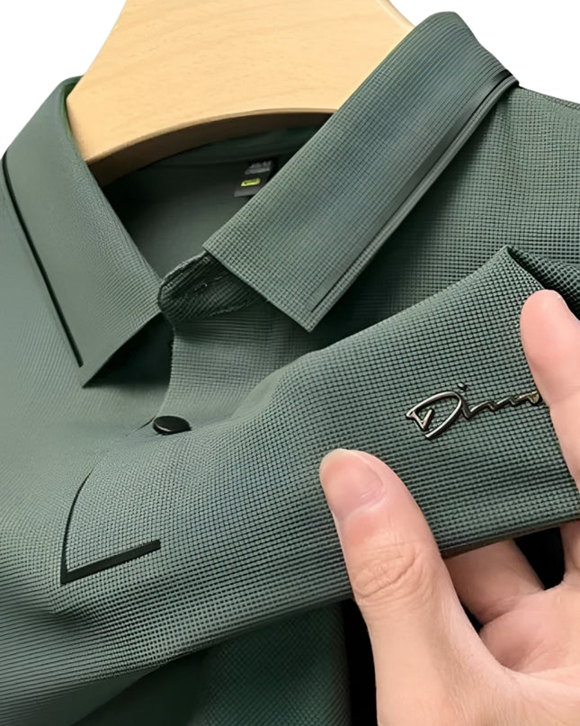 Niels | Heren Poloshirt | Korte Mouwen & Opvallende Strassdetails