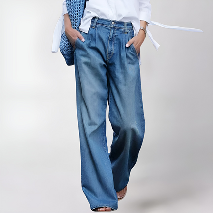 Paulien | Dames Jeans | Wijde Pasvorm & Comfortabel