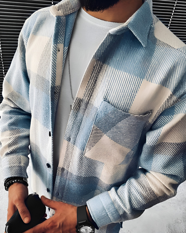 Pieter | Heren Shacket | Geruit & Ideaal voor Lagenstijl