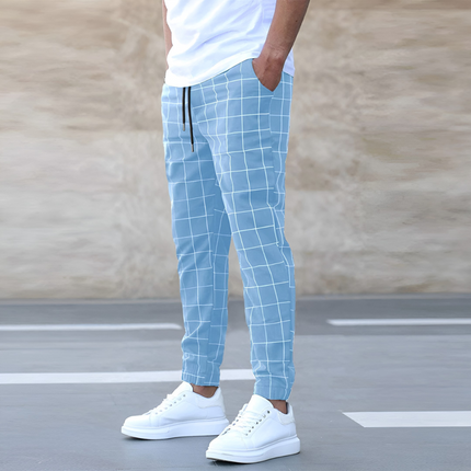 Tobias | Heren Joggingbroek | Karo Patroon en Comfortabele Pasvorm