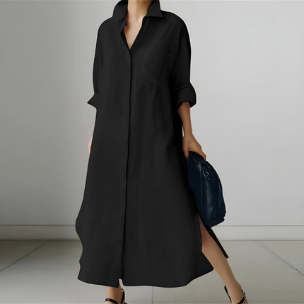Juliette | Dames Hemdjurk | Lenteproof Met Taille Accent