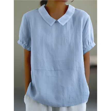 Tessa | Dames Blouse | Geraffte Mouwen en Ademend Design