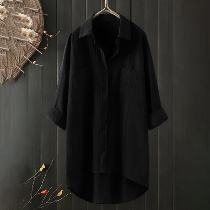 Celeste | Dames Blouse | Lange Mouwen Knoopsluiting