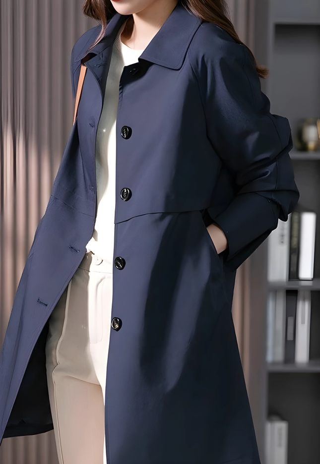 Tyra | Dames Trenchcoat | Kort Getailleerd