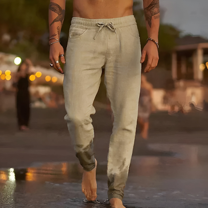 Gerben | Heren Linnen Broek | Luchtig en Comfortabel Casual Design