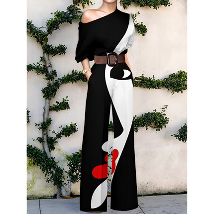 Quirine | Dames Jumpsuit | Relaxte Pasvorm Luchtig