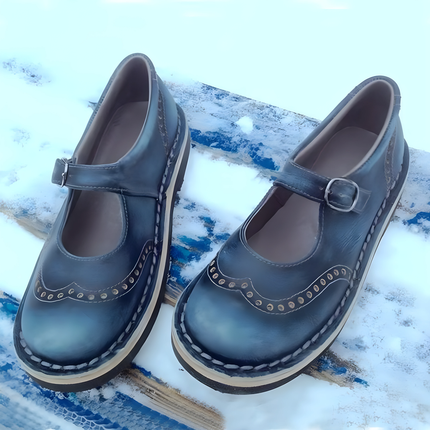 Madeline | Dames Mary Jane Schoenen | Vintage Stijl met Brogue-Details