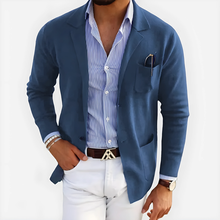 Haico | Heren Blazer | Reverskraag met Knopzakken en Volledige Mouwen