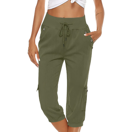 Jorien | Dames Cargo Broek | Elastische Enkel & Meerdere Zakken