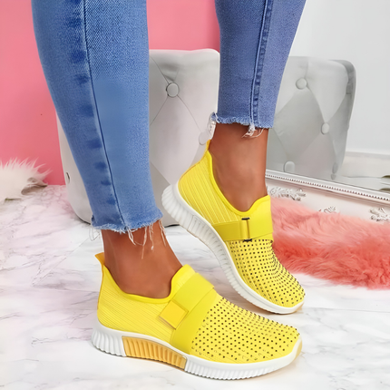 Kimberley | Dames Sneakers | Slip-On met Klittenband