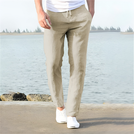 Vincent | Heren Linnen Broek | Ademend en Comfortabel voor Zomerdagen