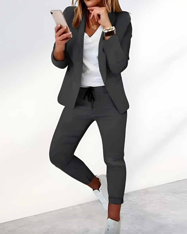 Xandra | Dames Blazer Set | Getailleerd met Pantalon