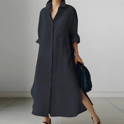 Juliette | Dames Hemdjurk | Lenteproof Met Taille Accent