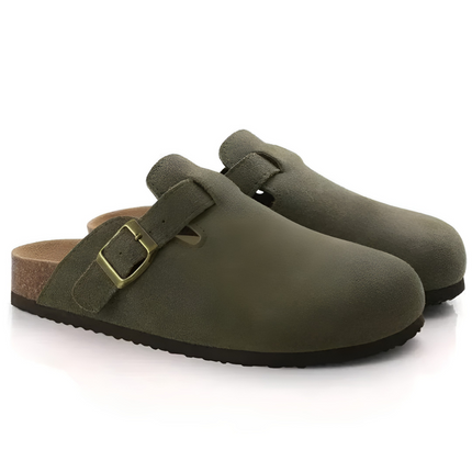 Mick | Heren Slippers | Suède Old Money Stijl