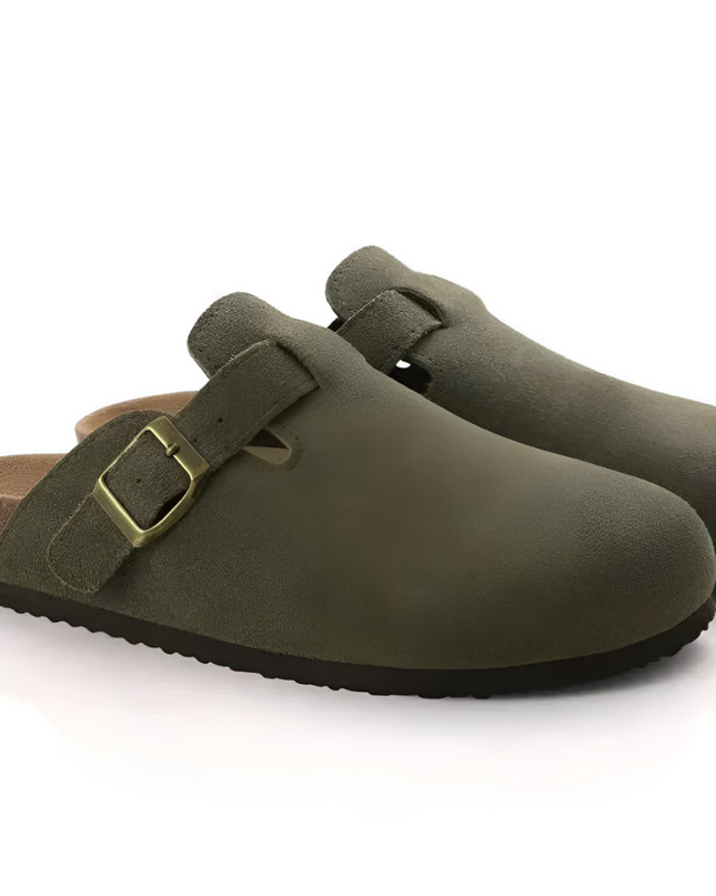 Mick | Heren Slippers | Suède Old Money Stijl