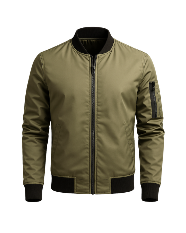 Daan | Heren Bomberjack | Regular Fit met Stehkragen