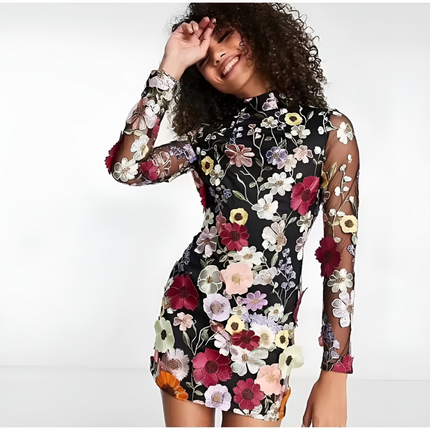 Annelies | Dames Jurk | Handgemaakt met Bloemenprint
