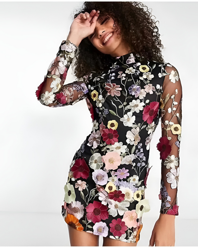 Annelies | Dames Jurk | Handgemaakt met Bloemenprint