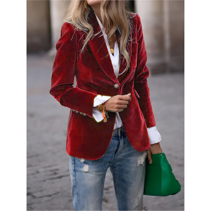 Odile | Dames Blazer | Vintage Fit met Gespsluiting