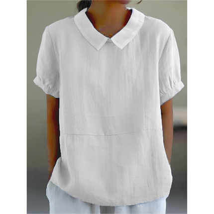 Tessa | Dames Blouse | Geraffte Mouwen en Ademend Design