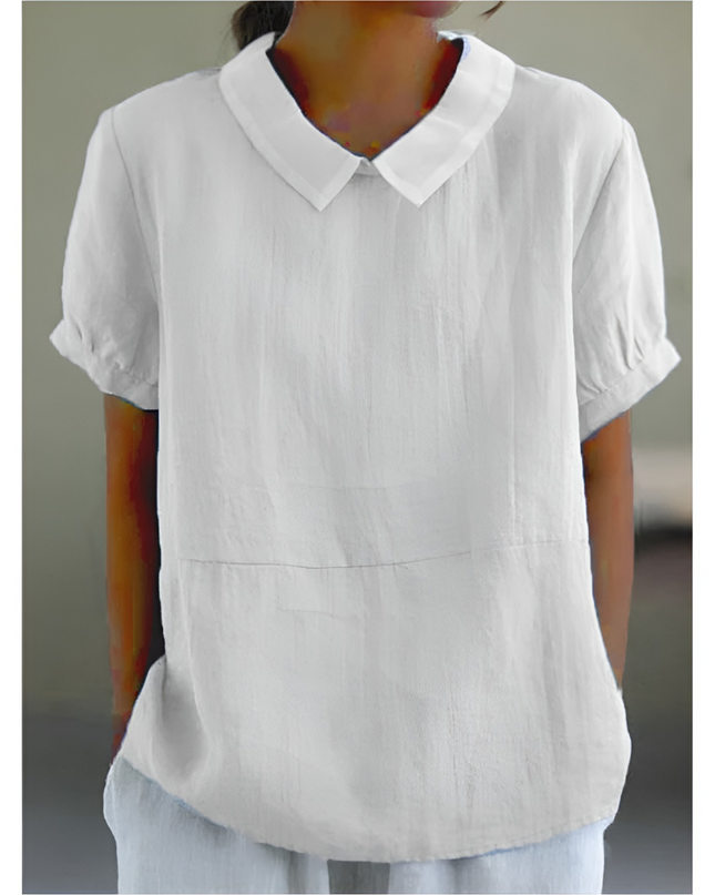 Tessa | Dames Blouse | Geraffte Mouwen en Ademend Design