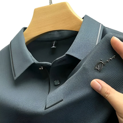 Niels | Heren Poloshirt | Korte Mouwen & Opvallende Strassdetails