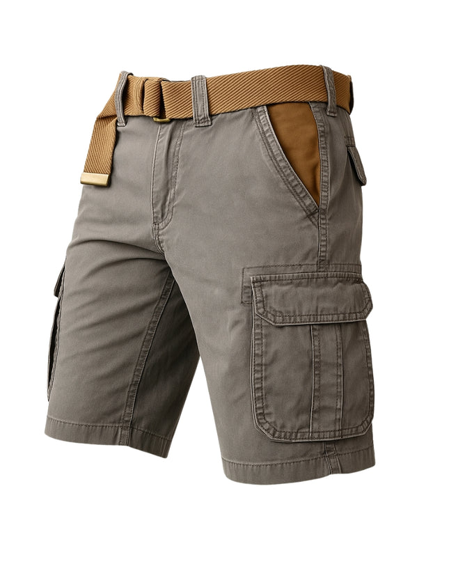 Aad | Heren Cargo Shorts | Vintage Look & Meerdere Zakken