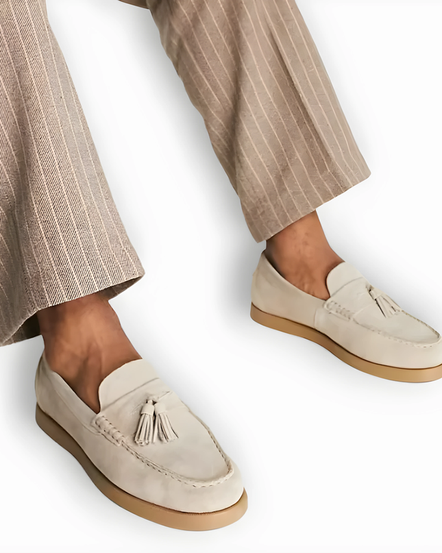 Jelte | Heren Loafers | Met Kwastjes en Flexibele Zool