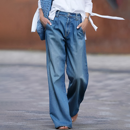Paulien | Dames Jeans | Wijde Pasvorm & Comfortabel