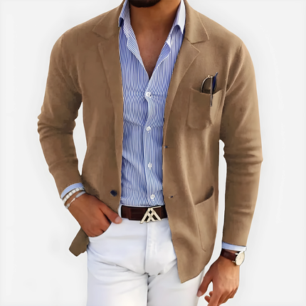 Haico | Heren Blazer | Reverskraag met Knopzakken en Volledige Mouwen