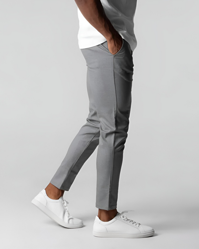 Twan | Heren Chino Broek | Slim Fit met Elastische Tailleband