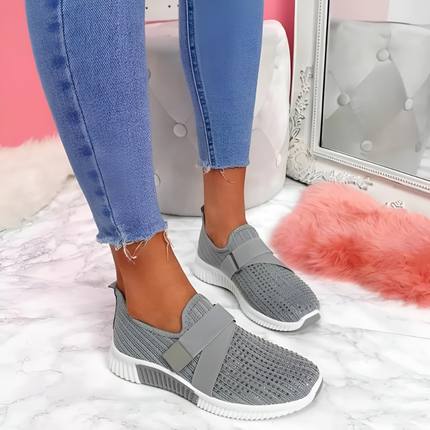 Kimberley | Dames Sneakers | Slip-On met Klittenband