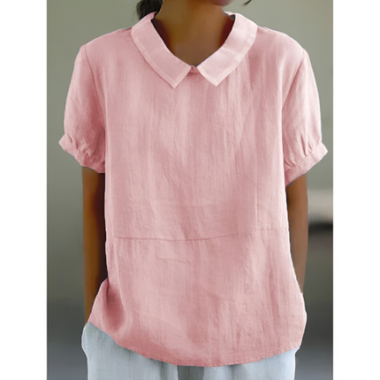 Tessa | Dames Blouse | Geraffte Mouwen en Ademend Design