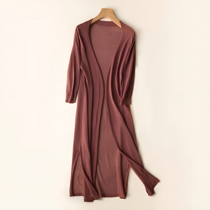 Odilia | Dames Cardigan | Lange Losvallende Pasvorm