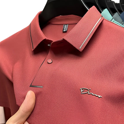 Niels | Heren Poloshirt | Korte Mouwen & Opvallende Strassdetails