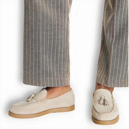 Jelte | Heren Loafers | Met Kwastjes en Flexibele Zool