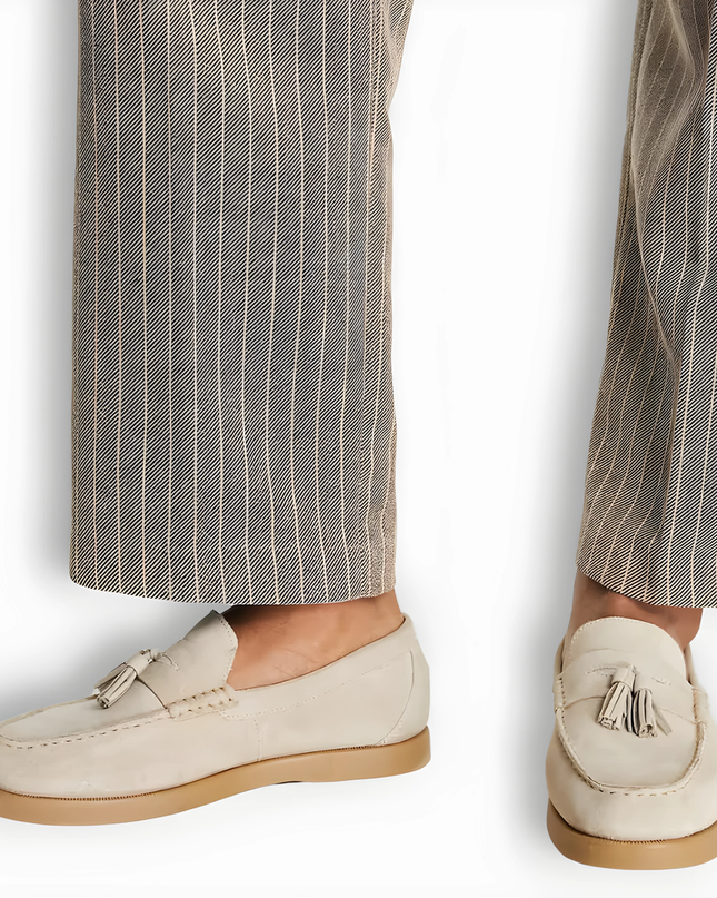 Jelte | Heren Loafers | Met Kwastjes en Flexibele Zool