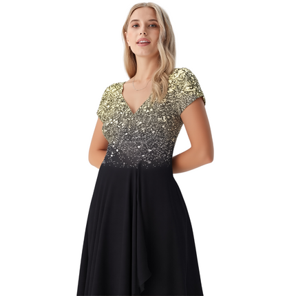 Petra | Dames Jurk | Luchtige Chiffon voor Speciale Gelegenheden