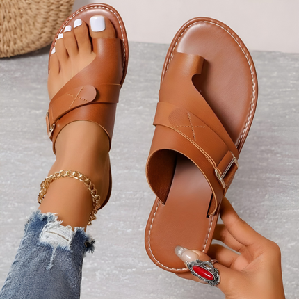 Kassandra | Dames Sandalen | Verstelbare Anti-Hallux Ondersteuning