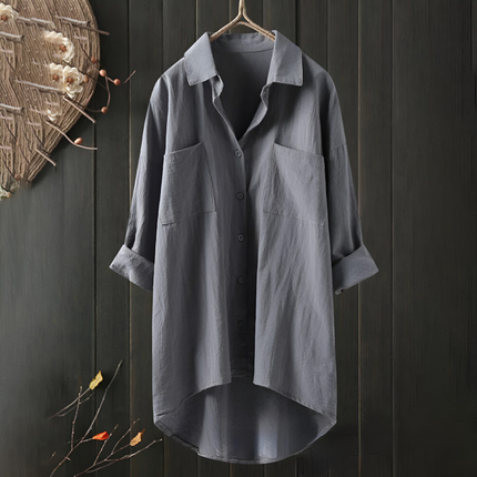 Celeste | Dames Blouse | Lange Mouwen Knoopsluiting